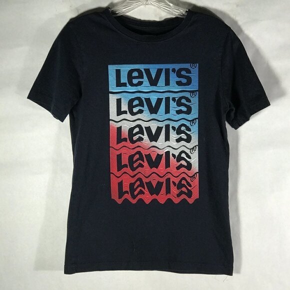 LEVIS Multicolor Short Sleeve Youth Large Tee T Shirt - Picture 2 of 7